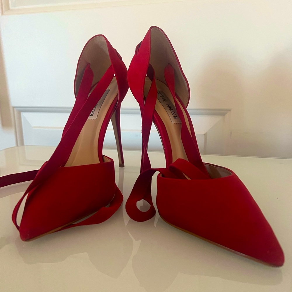 Steve Madden ankle strap heels